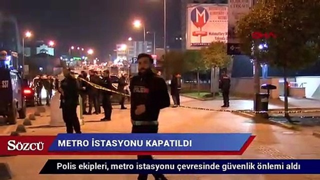 İstanbul Bağcılar’da metro giriş çıkışlara kapatıldı