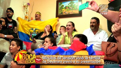 Minutos de tensión vivió la familia de Dayanara previo a su presentación