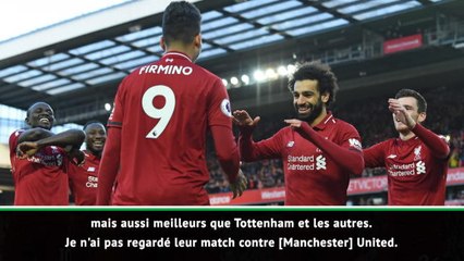 28e j. - Guardiola : "Liverpool est toujours devant mais l'écart est moindre"