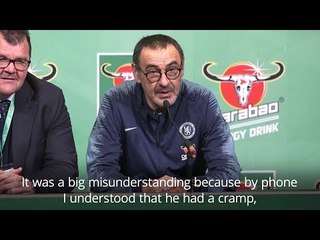 Maurizio Sarri - 'Kepa Incident Was A Misunderstanding'