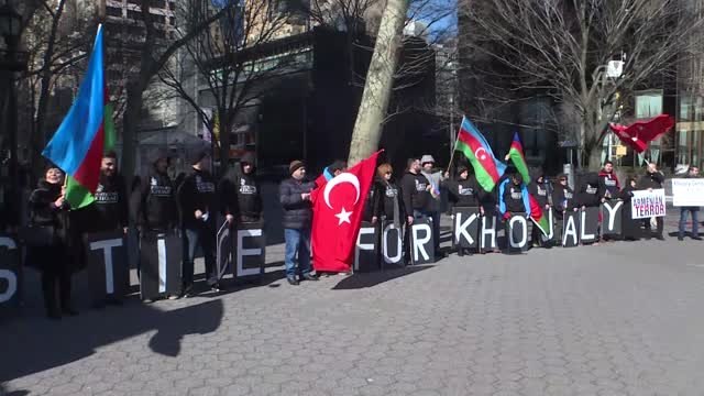 Hocalı Katliamı 27. Yılında Protesto Edildi (2) - New York