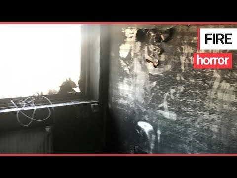 Family of four left 'homeless' after boy aged seven TORCHES flat with lighter | SWNS TV