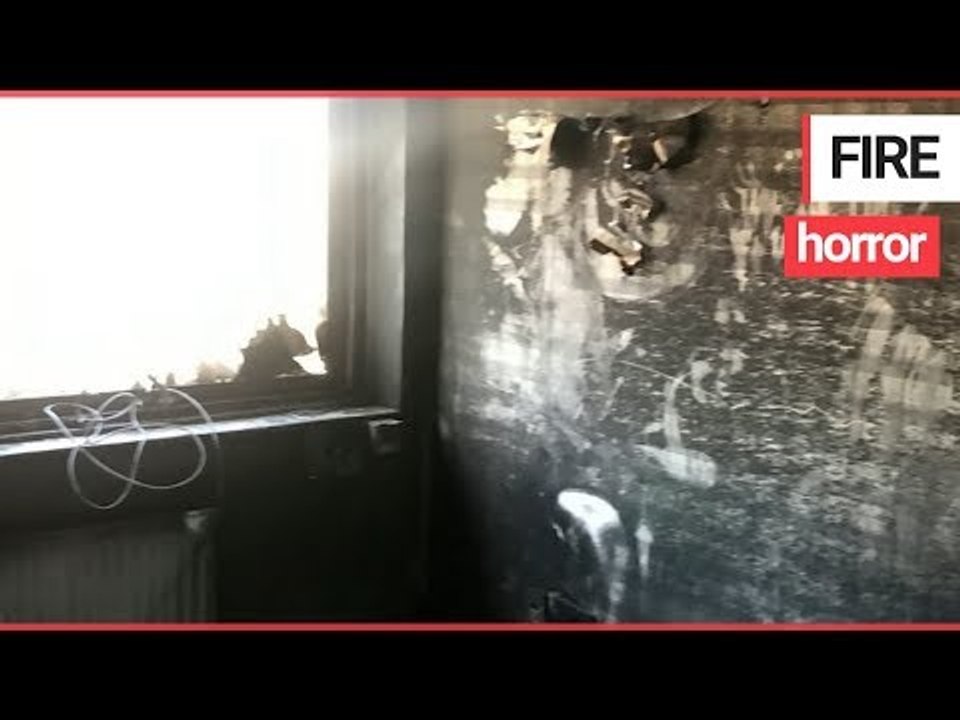 Family of four left 'homeless' after boy aged seven TORCHES flat with lighter | SWNS TV