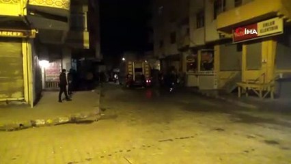 Iğdır’da bir apartmanın çatısı alev alev yandı