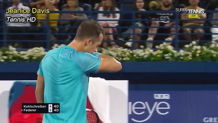 Roger Federer vs Philip Kohlschreiber | Highlights Dubai 2019