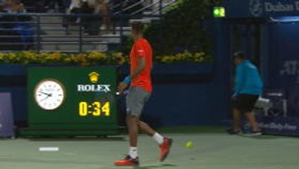 In-form Monfils dumps Cilic out of Dubai Championships