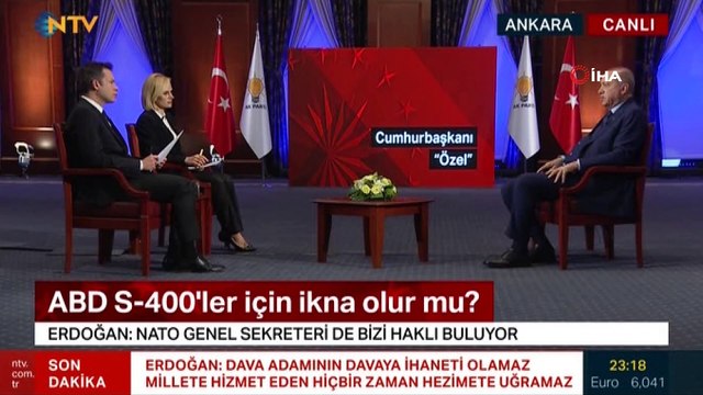 Cumhurbaşkanı Erdoğan: “S-400 olayında geri adımımız kesinlikle söz konusu değil”