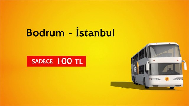 Bodrum - İstanbul Otobüs Bileti Sadece 100 TL biletexpert.com