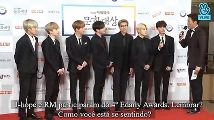 BTS no tapete vermelho |6th Edaily Culture Awards| legendado