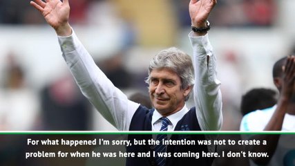 Guardiola apologises for circumstances surrounding Pellegrini replacement