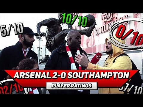 Arsenal 2-0 Southampton | Player Ratings Feat Troopz & Moh