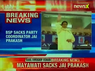 BSP chief Mayawati sacks party coordinator Jai Prakash, says he spoke against BS