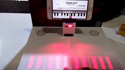 Virtual keyboard at Cebit Sydney
