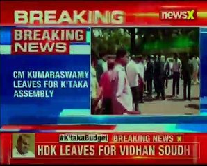 CM HD Kumaraswamy leaves for Karnataka assembly; to present budget shortly