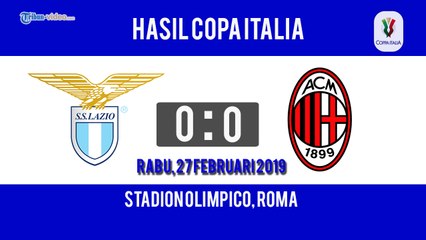 Hasil Akhir Laga Bigmatch: Lazio vs AC Milan, Banyak Peluang Tapi Tanpa Hasilkan Gol