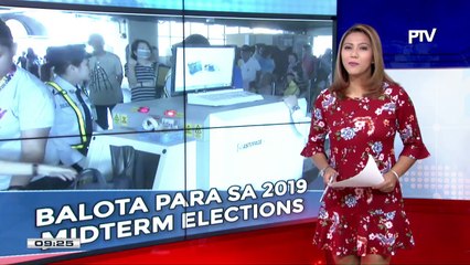 Official ballot para sa midterm elections, isinapubliko na ng COMELEC