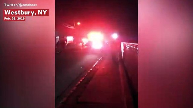 Manhattan-Bound LIRR Train Crashes Into Truck And Derails On Long Island