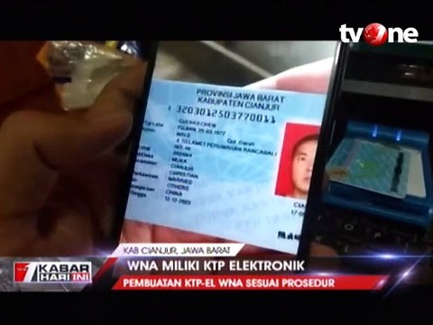 Warga Cianjur Resah, WNA Miliki KTP Elektronik