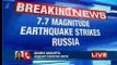 Fear of tsunami after 7.7 magnitude earthquake hits Russia