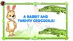 A Rabbit And Twenty Crocodiles Moral Story  For Childrens ## || English Stories For Toddlers
