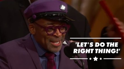 Trump hits back about Spike Lee’s Oscar speech