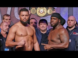 Joe Joyce vs. Bermane Stiverne WEIGH IN & FINAL FACE OFF | ITV Box Office
