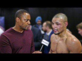 Chris Eubank LOCKER ROOM After DOMINATES!  vs James DeGale