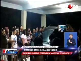 Tambang Emas Ilegal Longsor, Puluhan Orang Tertimbun