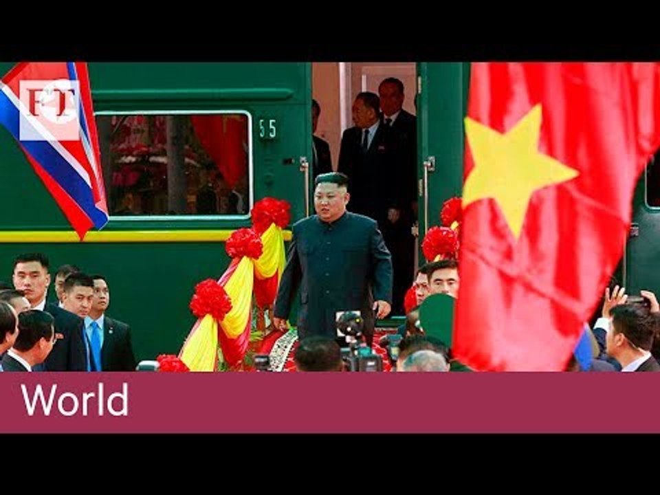 Kim Jong Un arrives in Vietnam