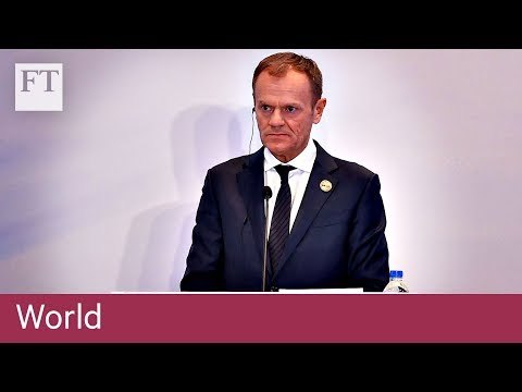 Donald Tusk calls on UK to ask for Brexit extension