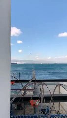 La scène effrayante d'un avion British Airways pris dans une tempête et obligé de renoncer à son atterrissage à Gibraltar