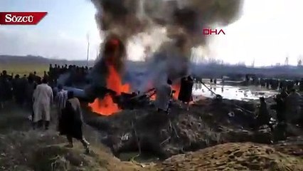 Hint savaş uçağı düştü, pilotlar öldü