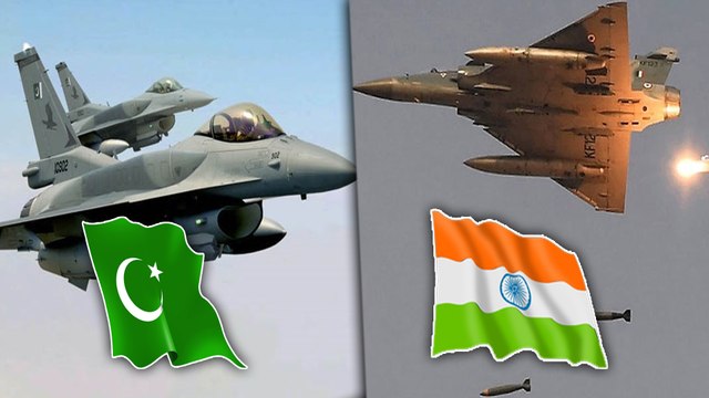 இந்தியா எல்லைக்குள் நுழைந்த பாகிஸ்தான் விமானம்... விரட்டியடித்தது இந்தியா- வீடியோ