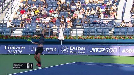 ATP - Dubai 2019 - Benoît Paire n'a résisté que 81 minutes contre Kei Nishikori