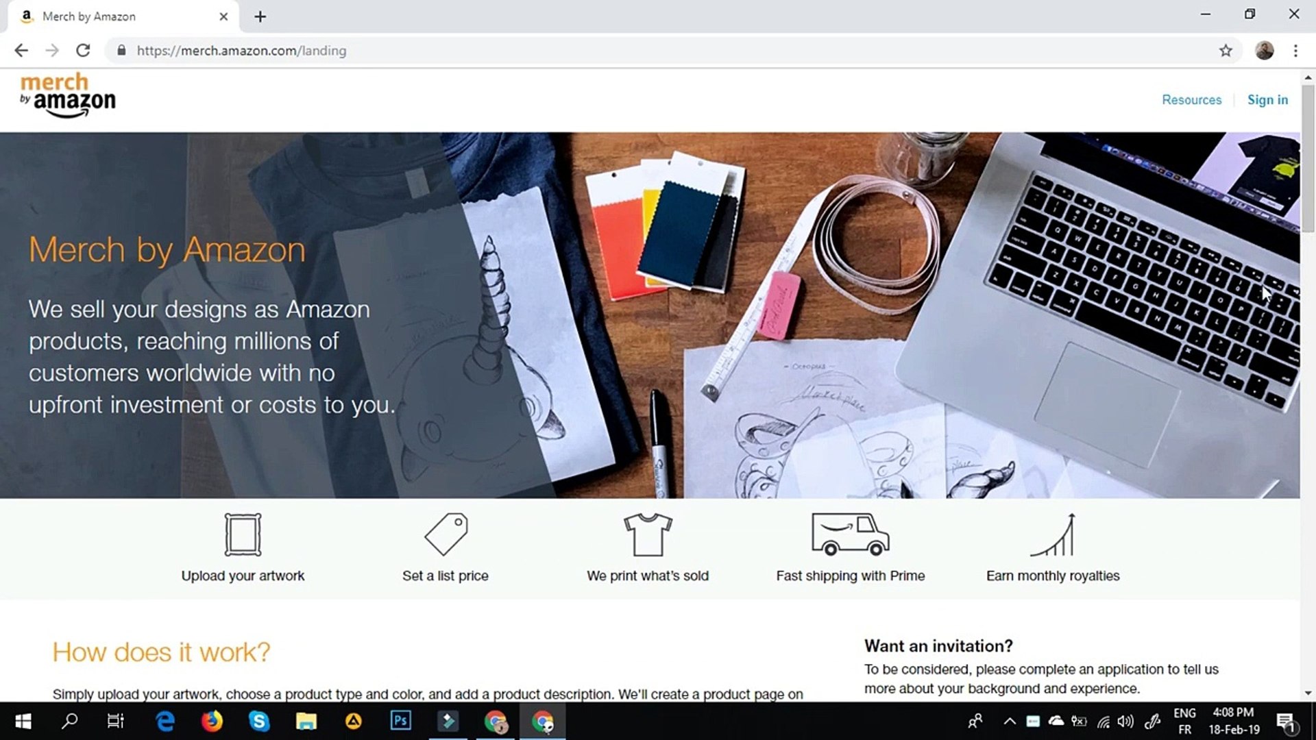 how to create you merchamazon account 2019