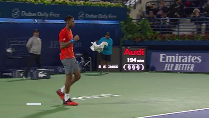 ATP - Dubai 2019 - Gaël Monfils de plus en plus impressionnant !
