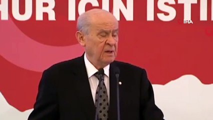 Devlet Bahçeli: “Yeni Bir Rejim Bunalımı Yeşermemesi İçin…”
