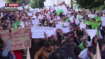 Algérie  : les étudiants protestent contre un cinquième mandat de Bouteflika