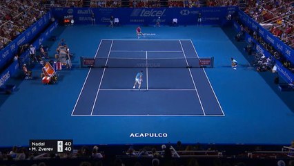 Acapulco - Nadal déroule contre Mischa Zverev