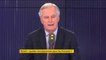 "Je n'ai pas à intervenir dans le débat sur un second référendum", estime Michel Barnier qui appelle à un "dialogue entre la majorité et l'opposition" en Grande-Bretagne