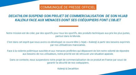 Fransa'da Satışa Sunulan "Sporcu Başörtüsü" Tartışma Konusu Oldu