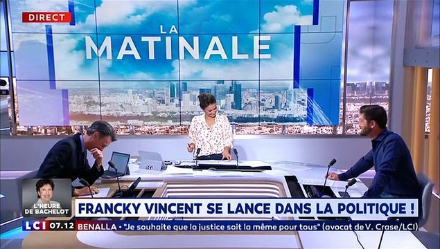 Long fou rire dans la matinale de LCI après un sujet sur Francky Vincent