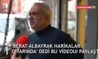Berat Albayrak'a "Harikalar Diyarı'nda" dedi... Bu videoyu paylaştı