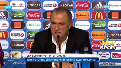 Fatih Terim 3 ayrı dille basın toplantısı yaptı
