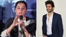 Taapsee Pannu alleges Kartik Aryan got her replaced in Pati Patni Aur Woh | FilmiBeat