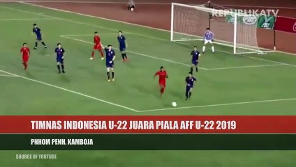 Untuk Pertama Kalinya Timnas Indonesia Juara AFF U-22