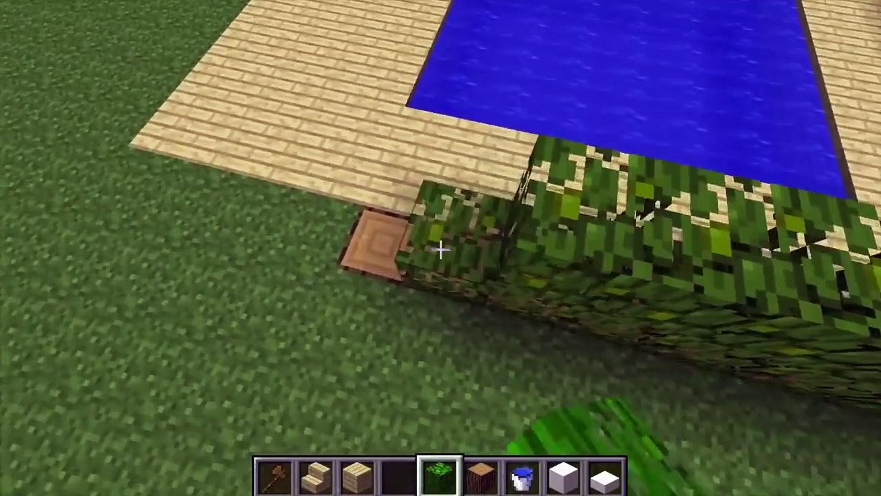 Minecraft - How to build a modern house 5