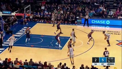 NBA  le panier contre leur camp des Knicks face aux Spurs
