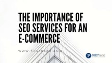 The Importance of SEO Services for an E-Commerce