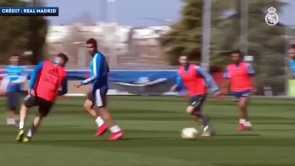 Les parades majuscules de Thibaut Courtois à l’entraînement